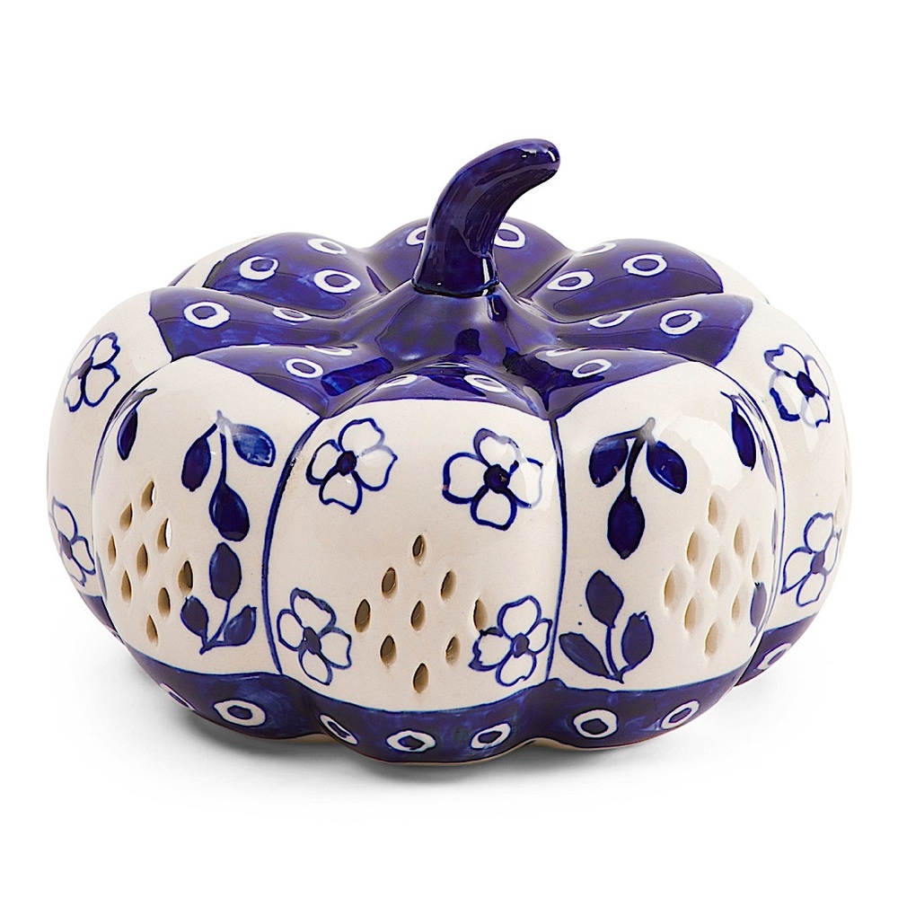 New! WELLESLEY MANOR Ceramic Pumpkin Decor
